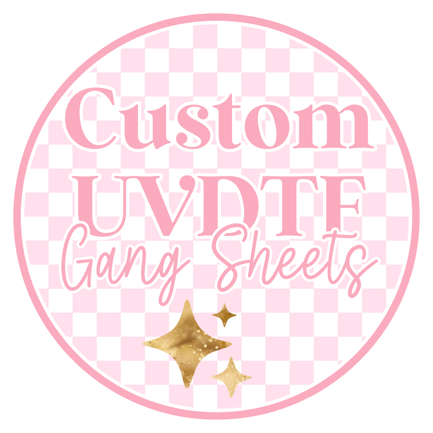 Custom UV DTF Gang Sheets