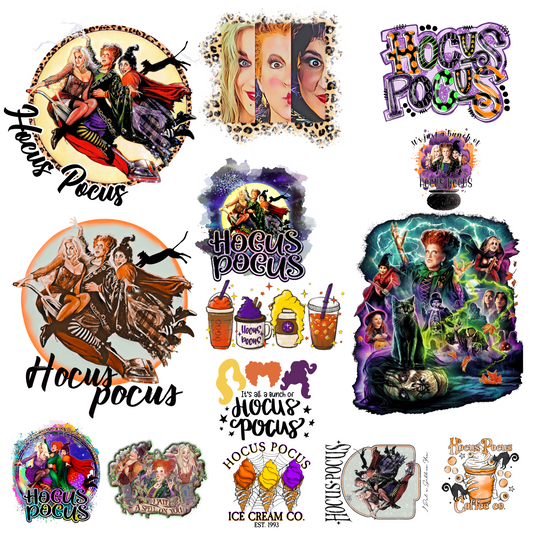 HP Witches Sublimation premade gang sheet  24x24 ( Print to order)