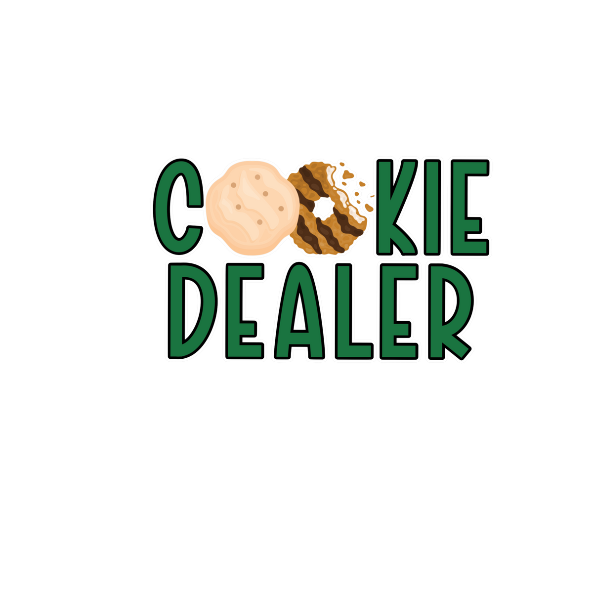 Cookie Dealer Vinyl Decal Wild Tribe Screen Prints LLC