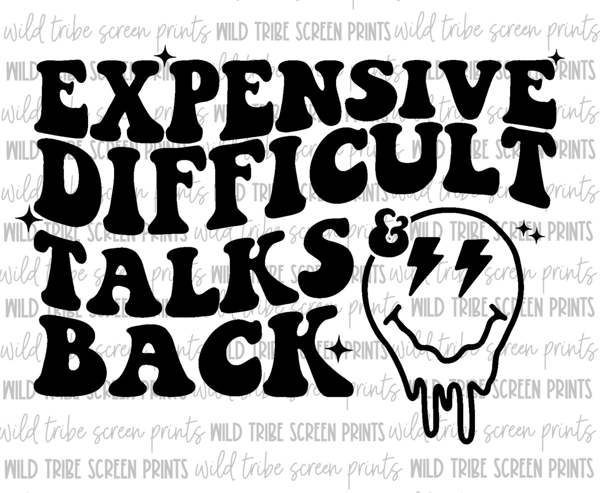 Expensive back Wild Tribe Screen Prints LLC