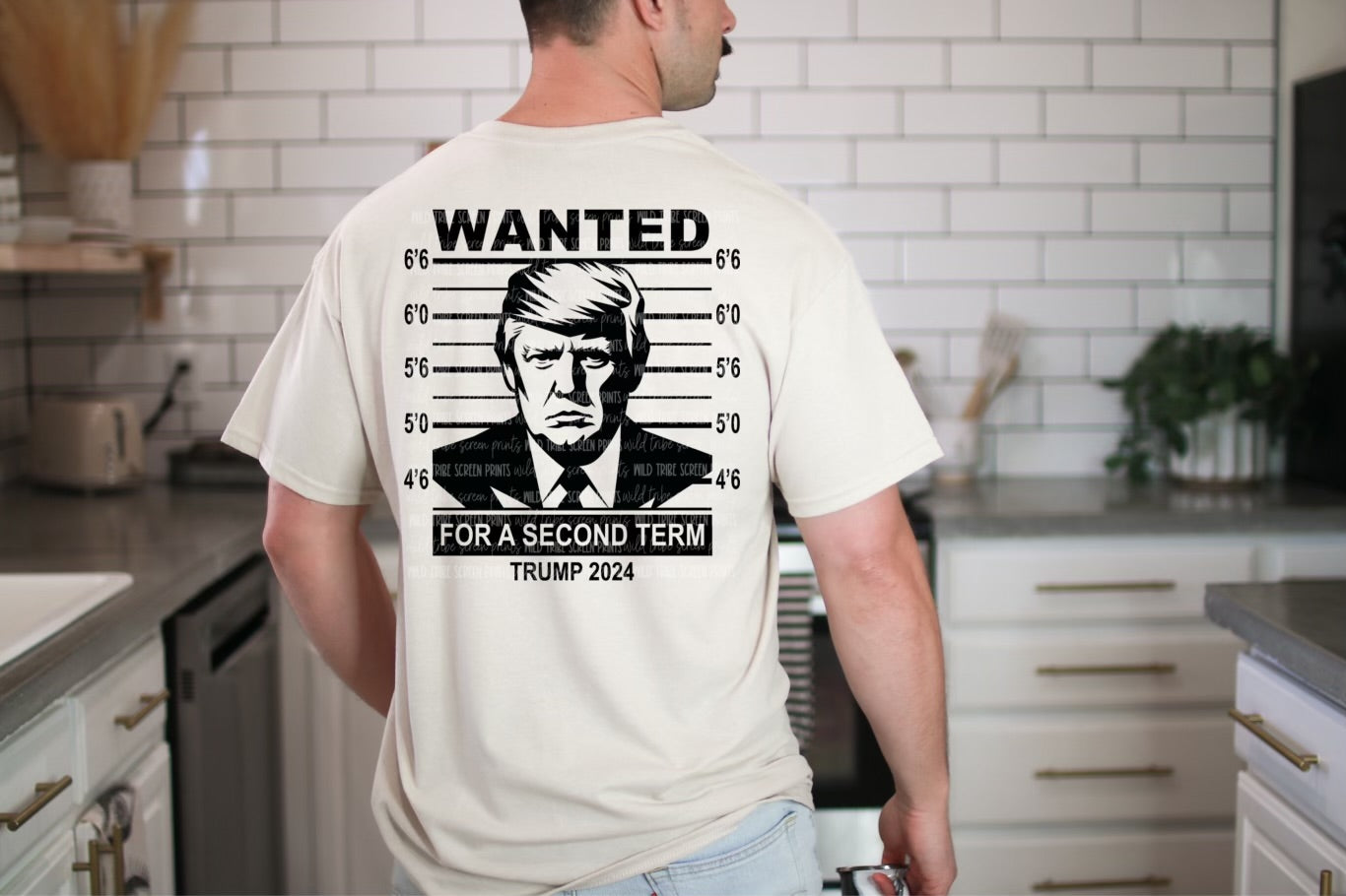 Wanted for a Second Term-Single Color-(Black)