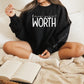 Know Your Worth-SLEEVE SET-Single Color-(White)