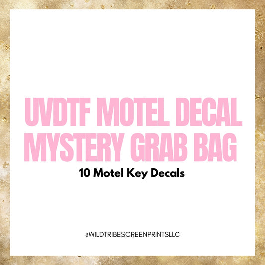 Mystery Motel key Decal (UVDTF) Grab Bag-10 Key Decals