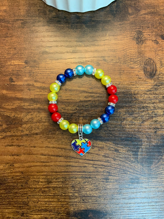 Autism stretch bracelet