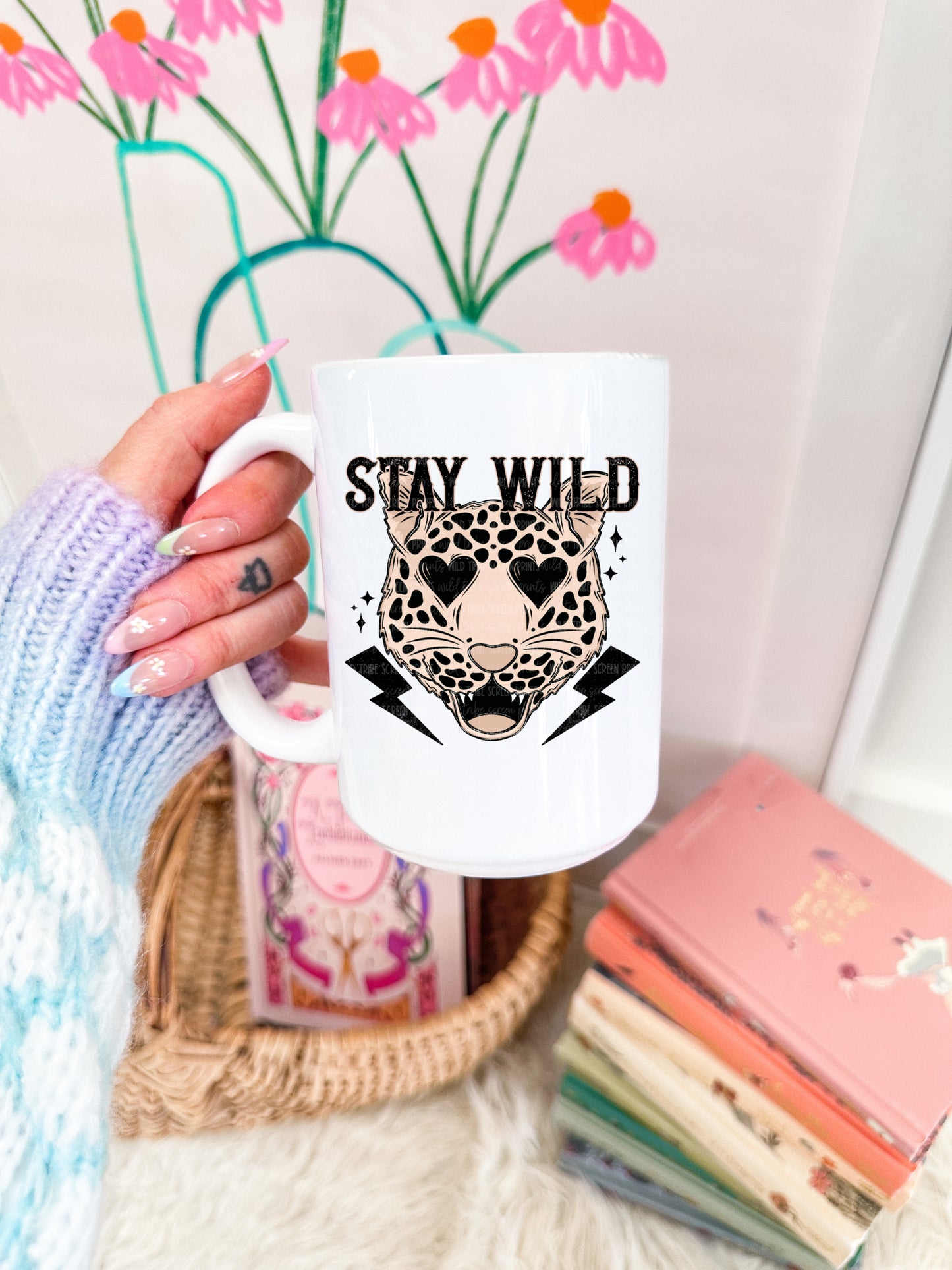 Stay wild- 4” UV DTF CUP DECAL