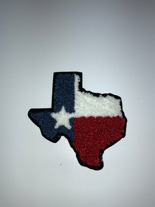 Texas chenille patch hat/pocket