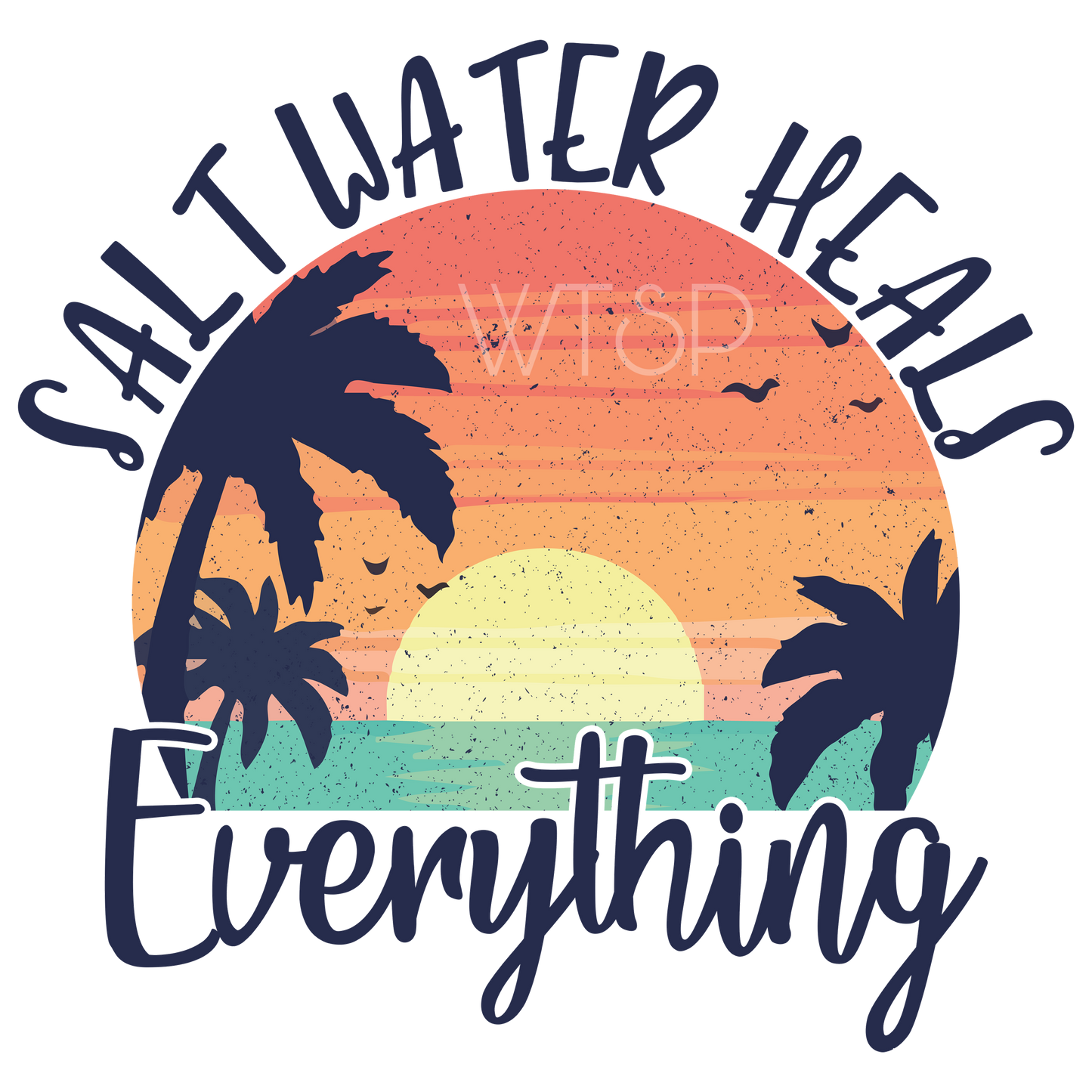 Salt water heals everything