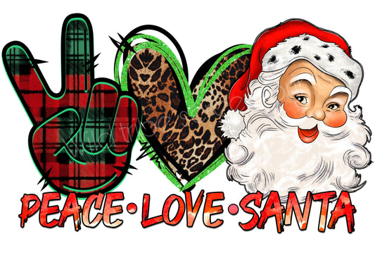 Peace love Santa