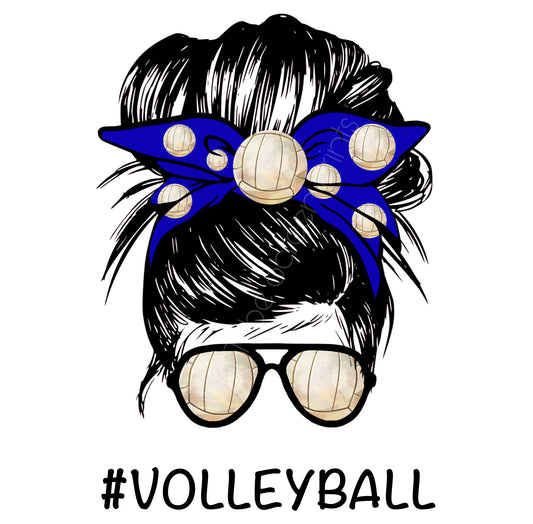 Volleyball royal blue