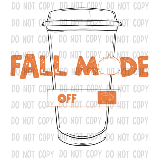 Fall mode on