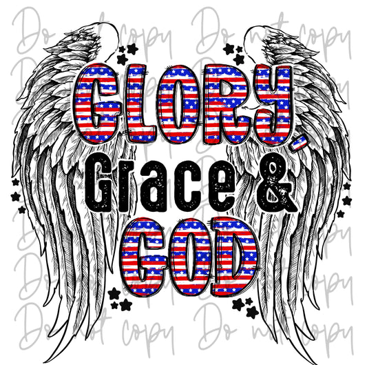 Glory grace & god