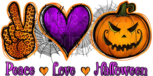 Peace love Halloween