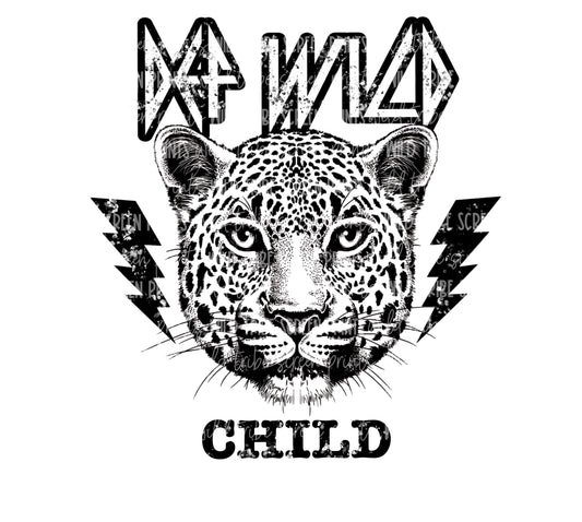Def wild child- PNG- DIGITAL DOWNLOAD
