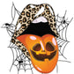 Cheetah pumpkin lips