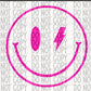 Smiley face pink
