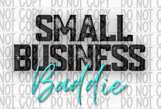 Small business baddie blue PNG - DIGITAL DOWNLOAD