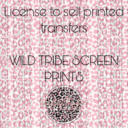 License to sell printed transfers